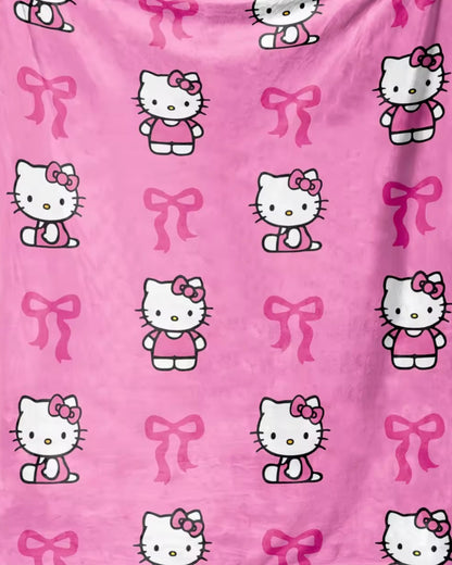 Hello Kitty Bow Blanket
